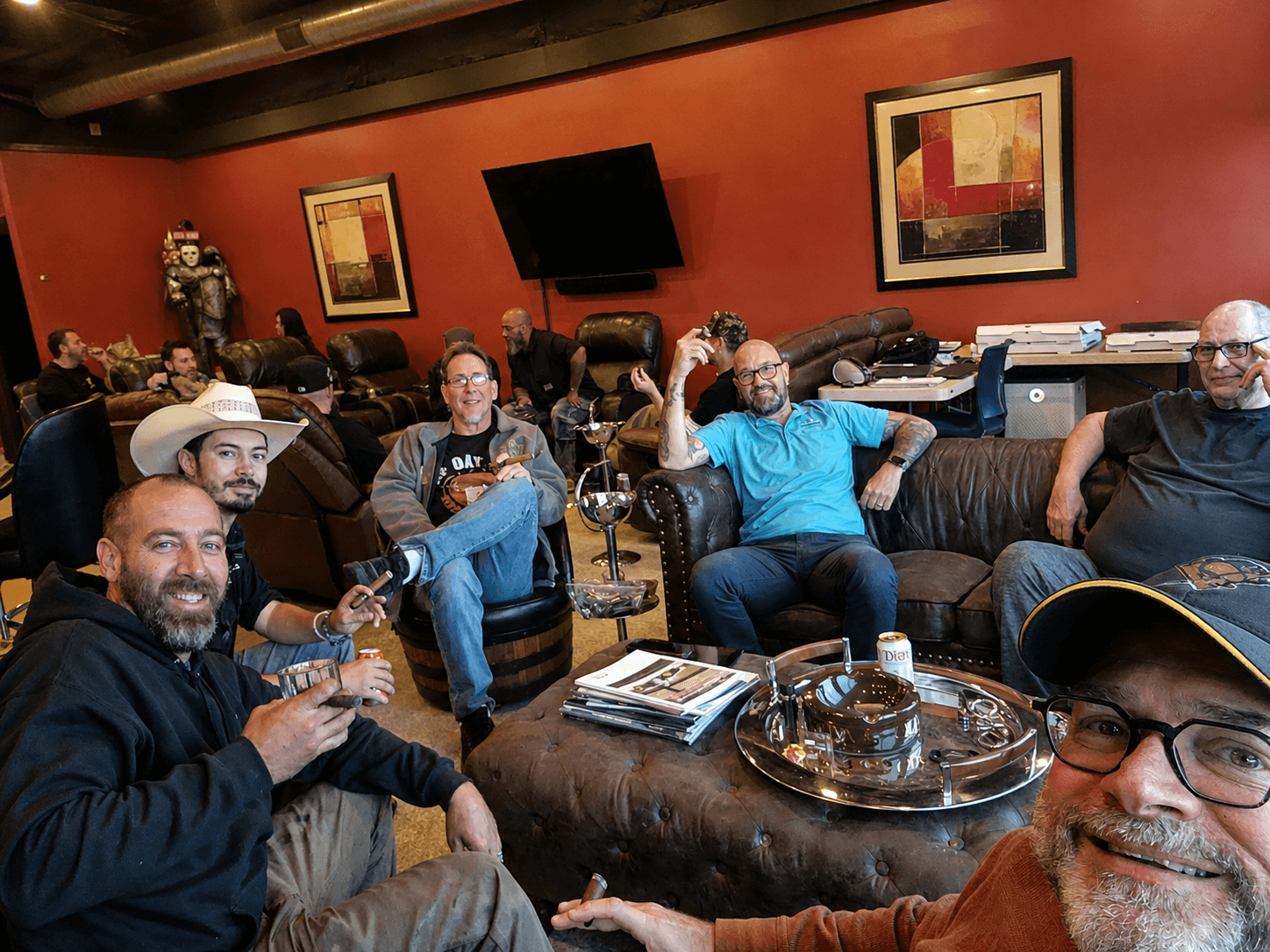 Inside the Just The Tip Cigars lounge